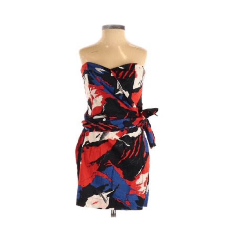 French Connection sweetheart neckline strapless dress RARE